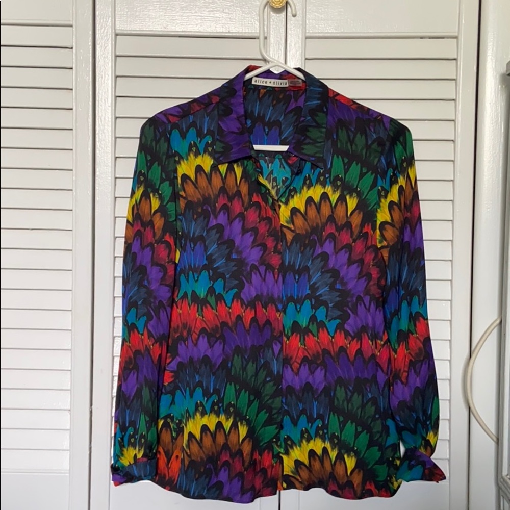 Alice and Olivia Blouse - Willa Placket